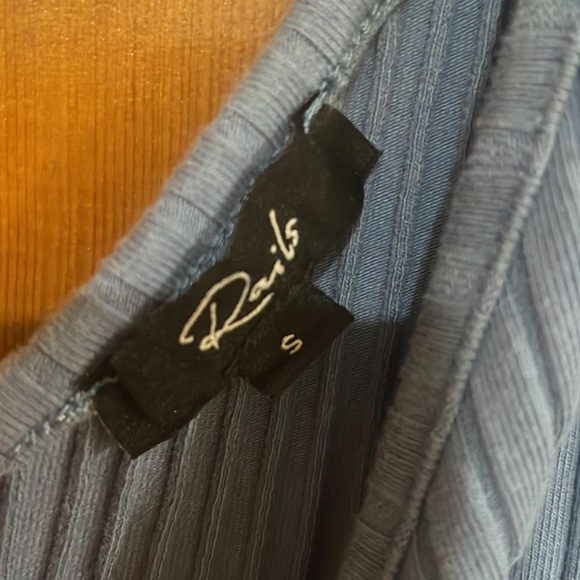 Rails ribbed one shoulder dress - Picture 2 of 2